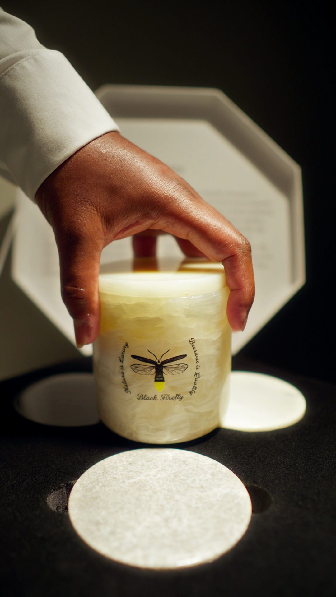 Still from Black Firefly Candles